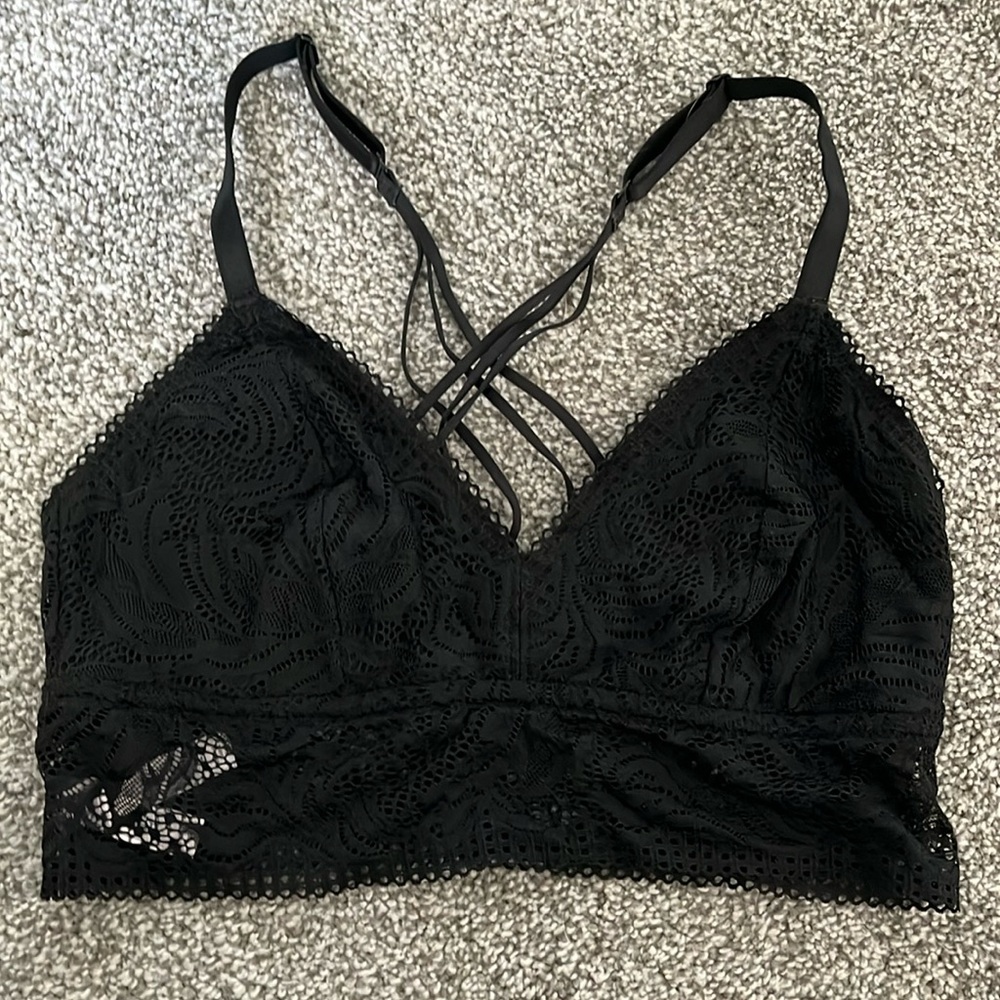 Auden Black Lace Bralette SIZE M